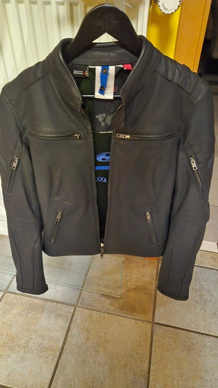 Damen Motorad Lederjacke Gr42
