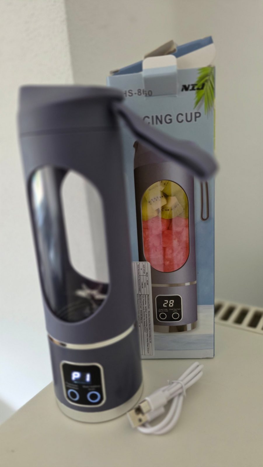 HS-860 Juicing Cup / tragbarer Smoothie-Mixer – neu & unbenutzt